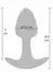 ToyJoy Crystal Plug Small Liquid Silicone Sparkling Base 7.5 cm