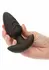 Rock Bottom Rotating & Vibrating Probe Silicone Waterproof Black