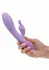 Aura Dual Bunny Vibrator Silicone Waterproof Rechargeable Pink