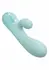 Aura Dual Ripple Silicone Massager 10 Modes Waterproof USB Blue