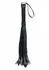 Heart Throb Flogger with Heart Accents and Soft Tassels, Black/Red