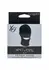 Fetish Hood Sensory Play Mask with Blindfold and Zippered Mouth Black