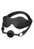 CalExotics Eye Mask & Breathable Silicone Ball Gag Set Black
