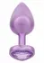 CalExotics Jewel Diamond Heart Plug Large - Elegant Metal Intimate Accessory