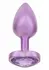 CalExotics Jewel Diamond Heart Plug Small - Elegant Nickel-Free Intimate Accessory