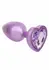CalExotics Jewel Diamond Heart Plug Small - Elegant Nickel-Free Intimate Accessory