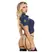 Baci Lingerie First Class Fantasy 4pc Set Navy One Size