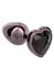 CalExotics Jewel Diamond Heart Plug Small - Silver, Elegant Nickel-Free Design
