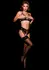 Half Bra Black Lace Adjustable Straps Golden Details 5905440700358
