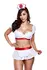 Baci Cheeky Nurse Set White OS - 3-Piece Costume with Cap