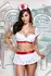 Baci Cheeky Nurse Set White OS - 3-Piece Costume with Cap