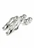 Mr. Steel Clover Nipple Clamps with Adjustable Weights Stainless Steel