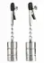 Mr. Steel Alligator Nipple Clamps with Adjustable Weights, Stainless Steel