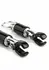 Mr. Steel Barrel Adjustable Nipple Clamps with Ring, Metal, Black