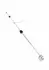 Mr. Steel Long Thai Hooked Stainless Steel Restraint Rod 40cm