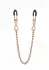 Mr. Steel Tweezer Nipple Clamps Gold Adjustable Stainless Steel Chain