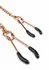 Mr. Steel Tweezer Nipple Clamps Gold Adjustable Stainless Steel Chain