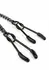 Mr. Steel Tweezer Nipple Clamps Black Adjustable Stainless Steel Chain