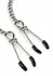 Mr. Steel Tweezer Adjustable Stainless Steel Nipple Clamps with Chain