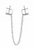 Mr. Steel Press Adjustable Stainless Steel Nipple Clamps with Chain