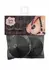 Kinky Diva PU Leather Nipple Covers Ring Black Reusable Adhesive