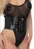 Croco Front Waist Cincher High Gloss Snake Design Adjustable Fit S/M