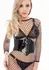 PVC Front Waist Cincher by PVC - Adjustable Shiny Black Belt M/L