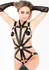 Kinky Diva Spider Harness Body Adjustable Straps Rose Gold Accents