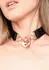 Open Diva Bra Plus Diva Necklace Set by Kinky Diva, Adjustable Black