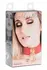 KINKY DIVA O-Ring Collar Red/Gold Vegan Leather Adjustable 43.5cm