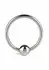 Mr. Steel Ball Closure C-Ring 55mm Stainless Steel Minimalist Design