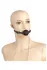 Virgite Nipple Clamps with Adjustable Ball Gag & Chain, Black