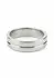 Mr. Steel Single Grooved Stainless Steel Ring 50mm - Polished Finish
