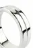 Mr. Steel Single Grooved Stainless Steel Ring 50mm - Polished Finish