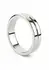 Mr. Steel Single Grooved Stainless Steel Ring 55mm - Polished Finish