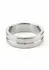 Mr. Steel Single Grooved Ring 45mm Stainless Steel Elegant Design