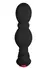 FORTO Vibrating Plug Black - 20 Modes, Compact Silicone Design