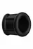FORTO F-95 Tubular Silicone Ball Stretcher Black - Flexible Anatomical Design