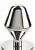 Mr. Steel Classic Stainless Steel Plug Small - Tapered Design, Polished Finish
