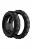 FORTO F-43 Tiered Dual Support Black Silicone Ring - Adjustable System