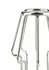 Mr. Steel Trapezoid Plug Medium Stainless Steel Geometric Design