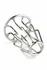 Mr. Steel Trapezoid Plug Small Stainless Steel Openwork Design