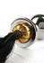 Mr. Steel Black Hair Pony Tail Rosebud Stainless Steel Plug