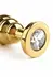 Mr. Steel Twister Medium Stainless Steel Spiral Plug with Jeweled Base