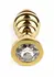 Mr. Steel Twister Large Stainless Steel Spiral Plug with Jeweled Base