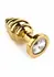 Mr. Steel Twister Small Stainless Steel Spiral Plug with Jeweled Base