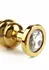 Mr. Steel Twister Small Stainless Steel Spiral Plug with Jeweled Base