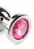 Mr. Steel Jeweled Plug Large Stainless Steel with Gemstone Base