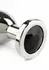 Mr. Steel Jeweled Plug Large Stainless Steel with Gemstone Base