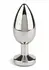 Mr. Steel Jeweled Plug Medium Stainless Steel with Gemstone Base